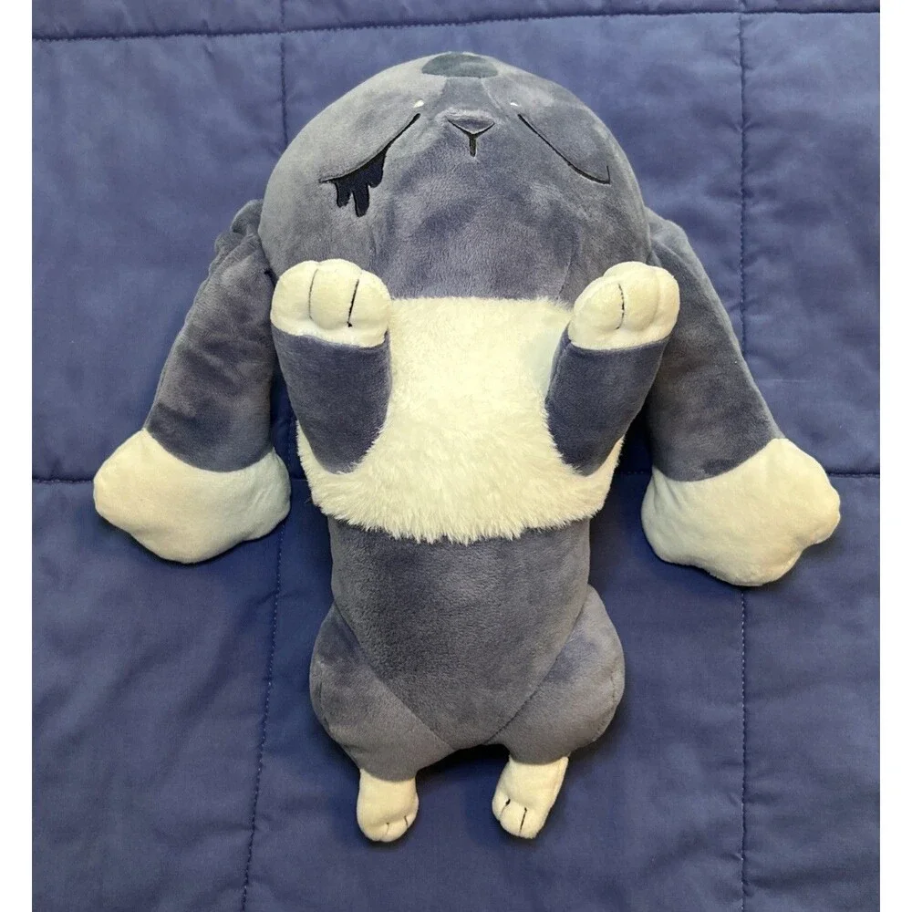 Emotemals Bunny Bunned Out Plush Emotional Support Stuffed Animal Ziggy HTF RARE